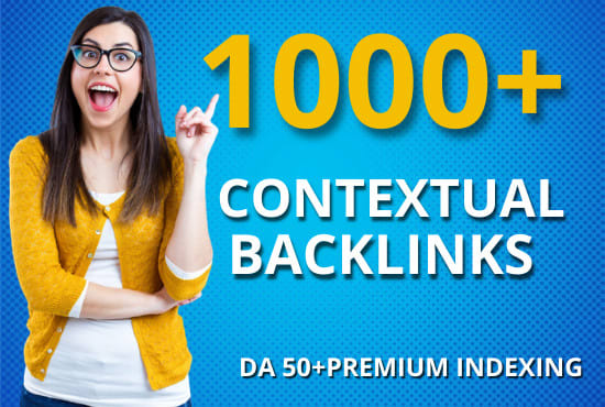 I will build contextual SEO dofollow backlinks for link building