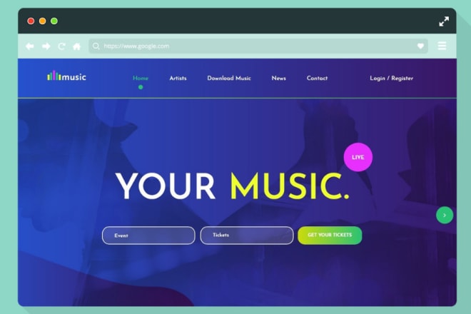 I will build custom music and dj website with wordpress