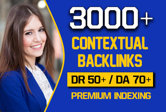 I will build high da contextual SEO dofollow backlinks