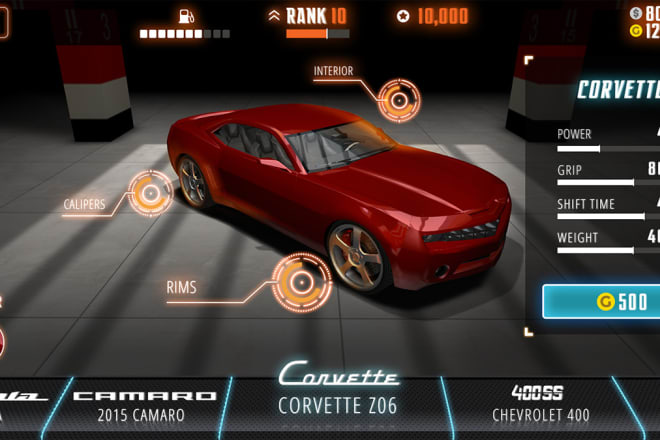 I will built a racing car and bike game