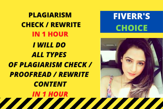 I will check plagiarism, proofread, rewrite plagiarism and edit it in 15 minutes