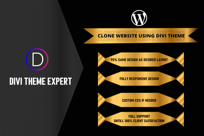 I will clone, convert or copy website with using divi theme