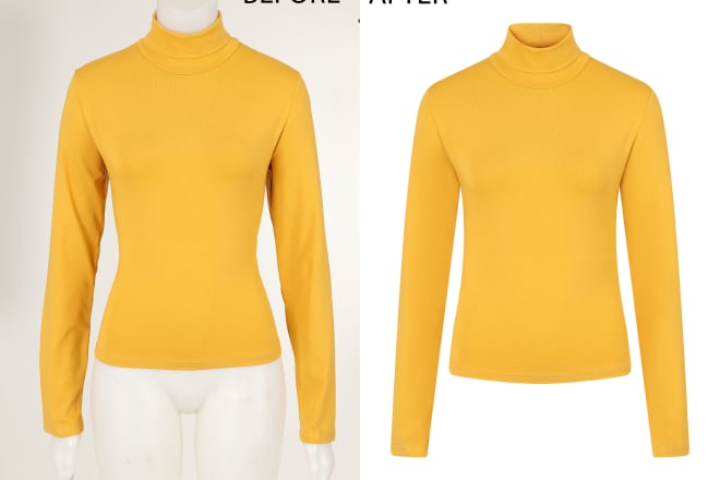 I will clothing ghost mannequin and neck joint