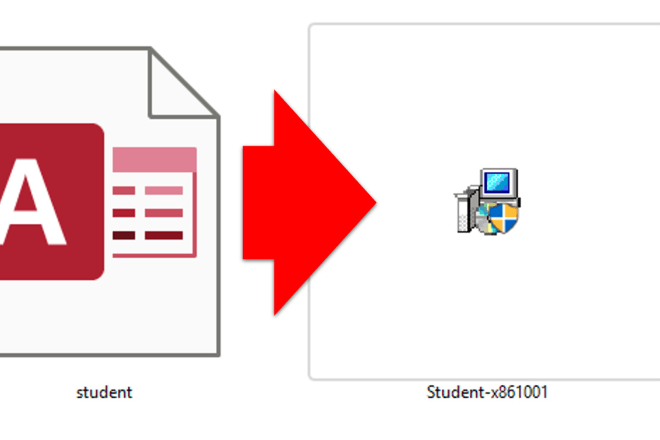 I will compile ms access database to exe