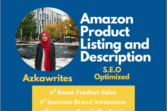 I will copywrite SEO amazon listing product description
