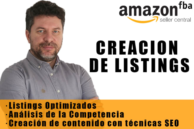 I will creación de lisitings con técnicas SEO para amazon fba