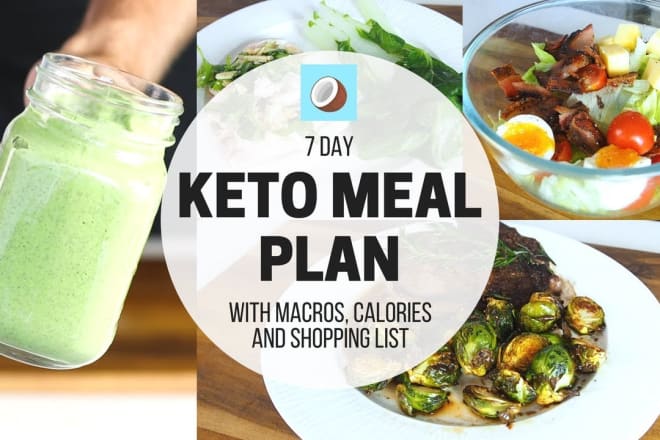 I will create a 7 days keto meal plan to lose weight