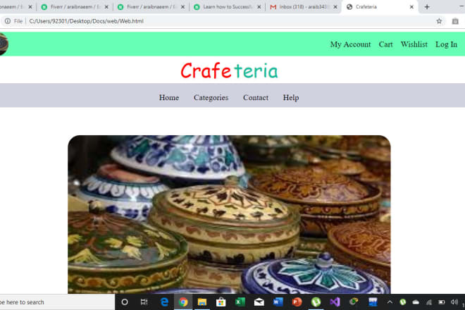 I will create a basic assignment of HTML page