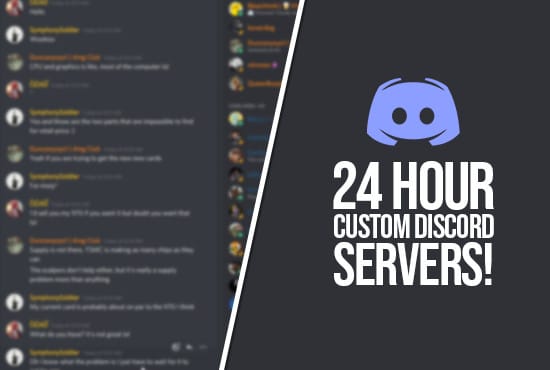 I will create a discord server for you in 24 hours