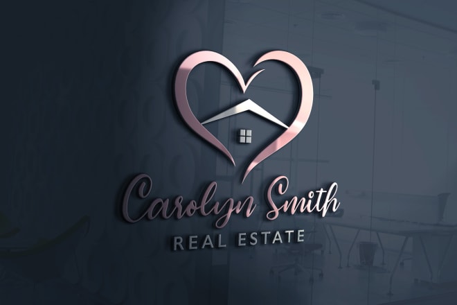 I will create a professional real estate logo design