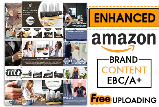 I will create amazon ebc enhanced brand content a plus pages