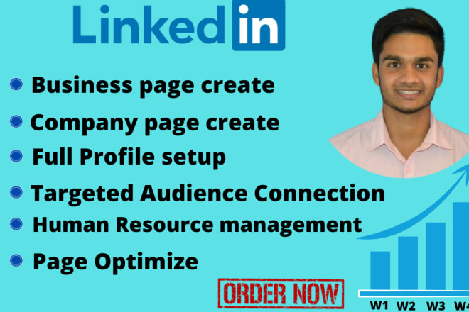 I will create and optimize linkedin business page