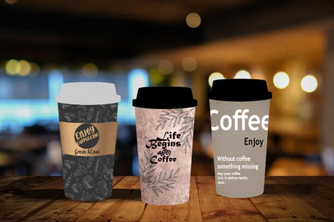 I will create awesome tshirt and coffee cup design