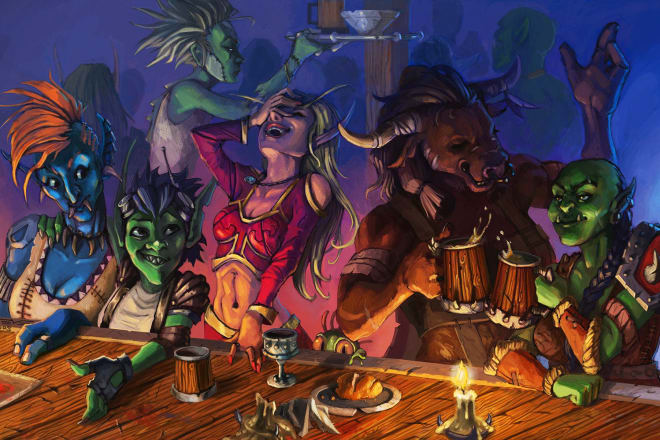 I will create character concept art, dnd character