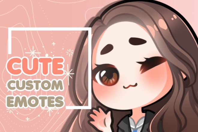 I will create cute custom twitch, discord, youtube emotes