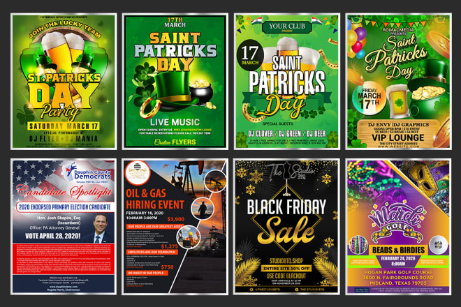 I will create event flyer design