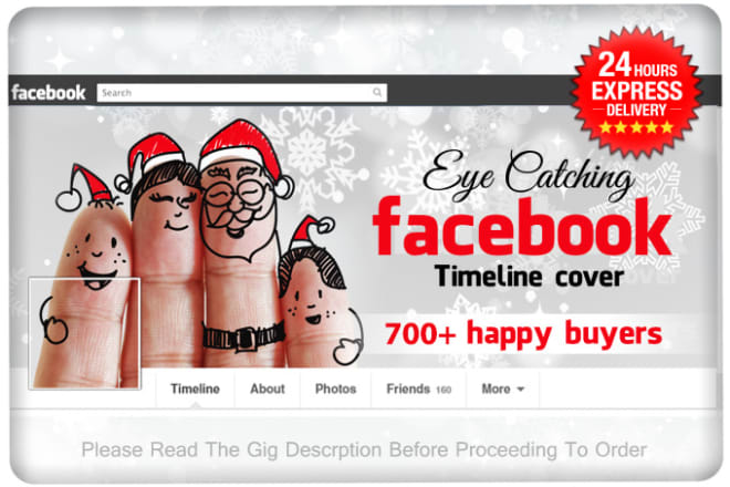 I will create eye catching facebook timeline cover in 24HRS
