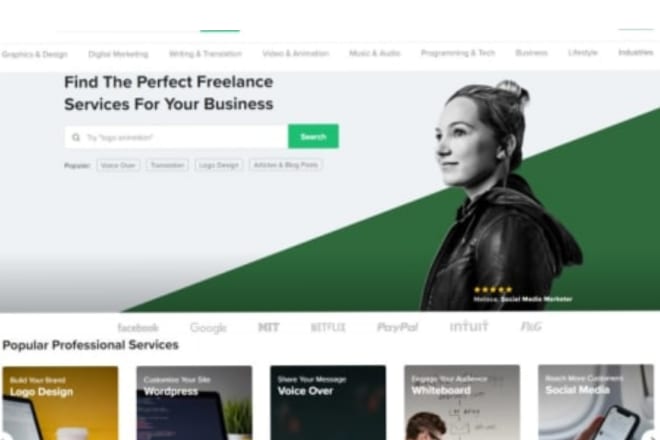 I will create freelancing website or marketplace website like fiverr freelance