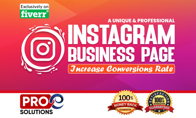 I will create instagram business page