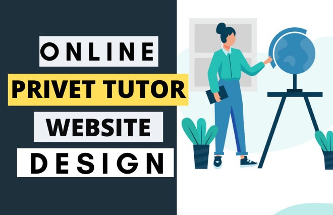 I will create online education private tutor wordpress website