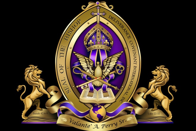 I will create premium church seal logo from scratch