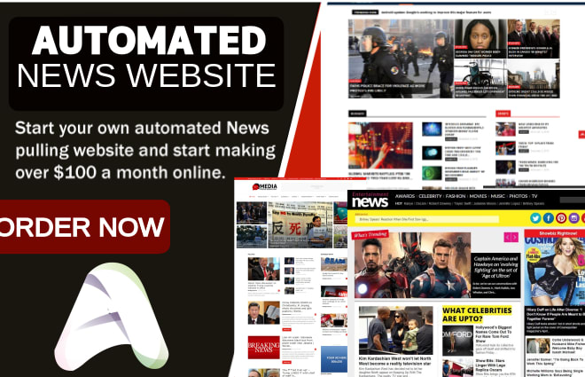 I will create the best automated news website to monetize with ads