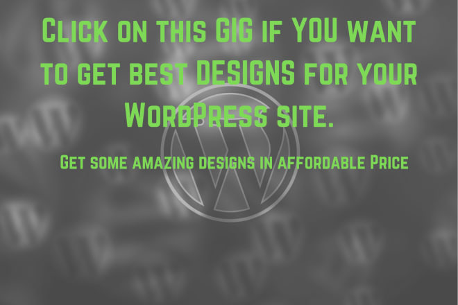 I will create the best responsive wordpress website designs