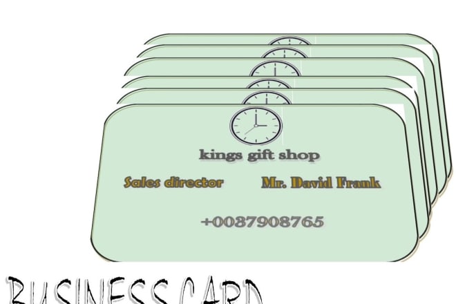 I will creative business cards for you and your company
