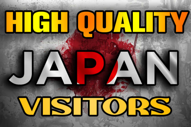 I will deliver real keyword targeted web traffic from japan