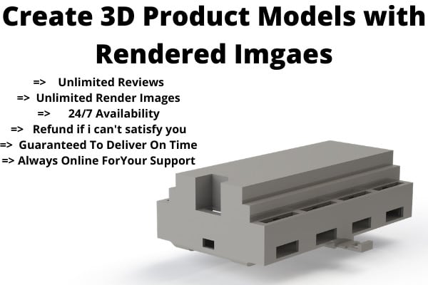 I will design 3d product models with photorealistic rendered images