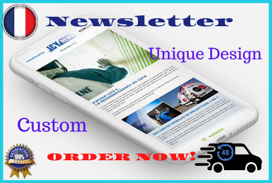 I will design a custom newsletter