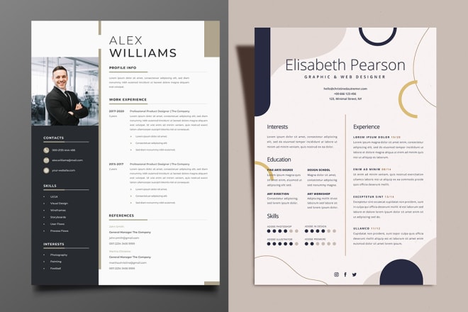 I will design a professional job winning resume design cv design redesign rewrite