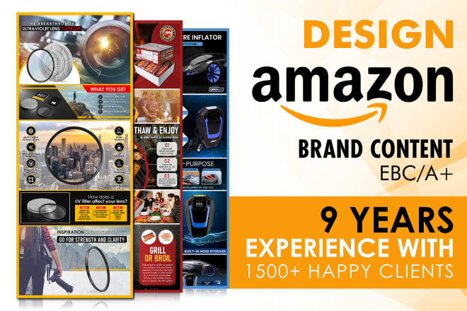 I will design amazon enhanced brand content ebc a plus