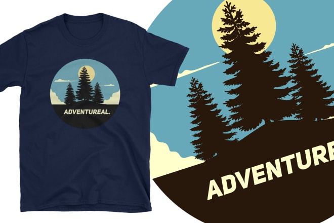 I will design an awesome t shirt design for you