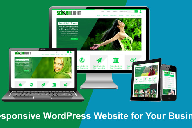 I will design and develop a responsive wordpress website