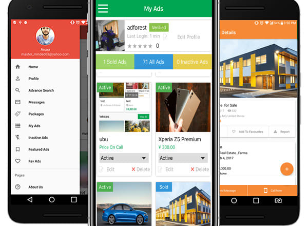 I will design and develop classified apps and website
