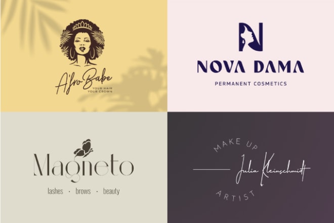 I will design beauty cosmetic salon spa modern luxury logo