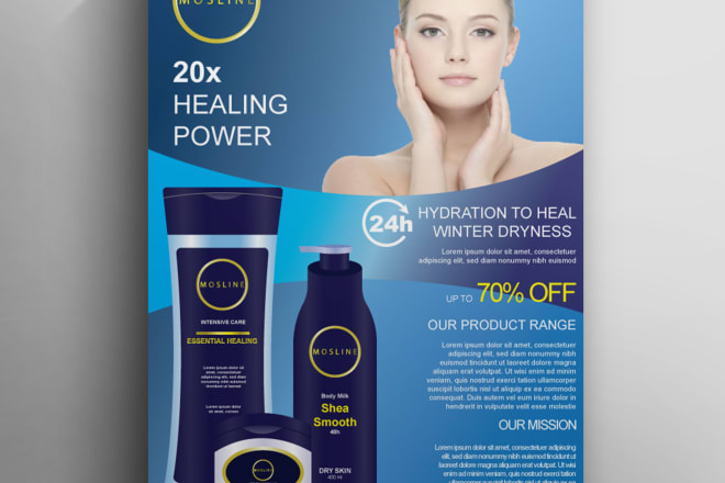 I will design classic, modern, trending flyers for you
