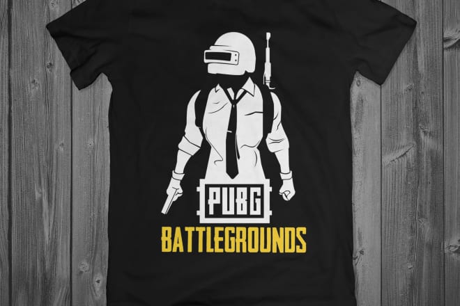 I will design cool pubg t shirt