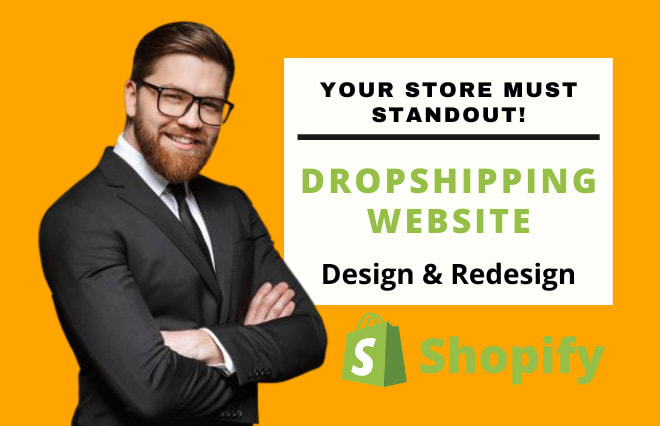 I will design dropshipping shopify store, shopify store design