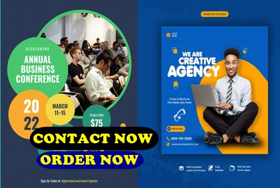 I will design event,party, instagram,music or food poster