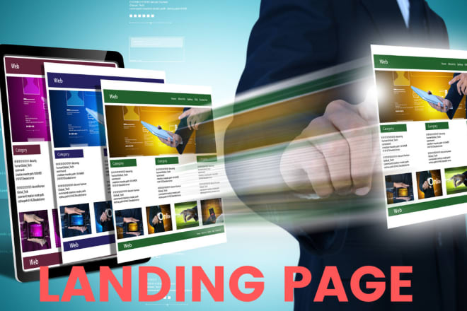 I will design landing page using leadpages clickfunnels
