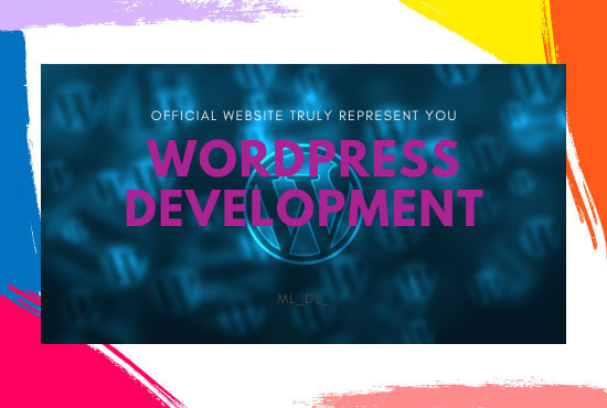 I will design official websites on word press and buy domain