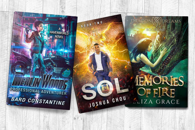 I will design professional high quality book cover