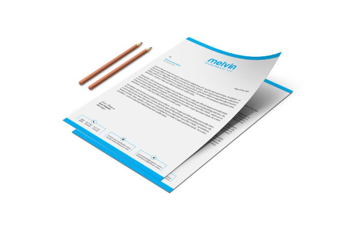 I will design professional letterhead in editable word format