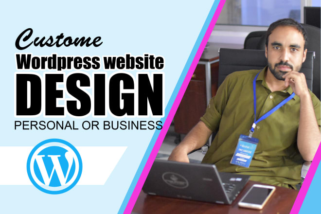 I will design responsive custom wordpress website
