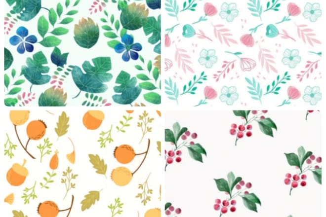 I will design seamless pattern, textile design, pattern design