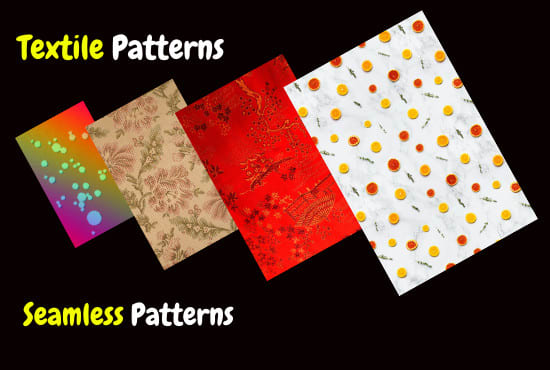I will design seamless pattern textile prints pattern