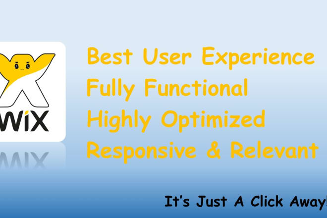 I will design the best wix websites