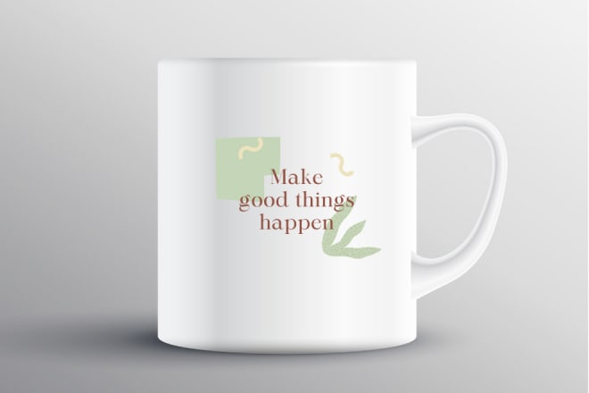 I will design unique, custom design mugs